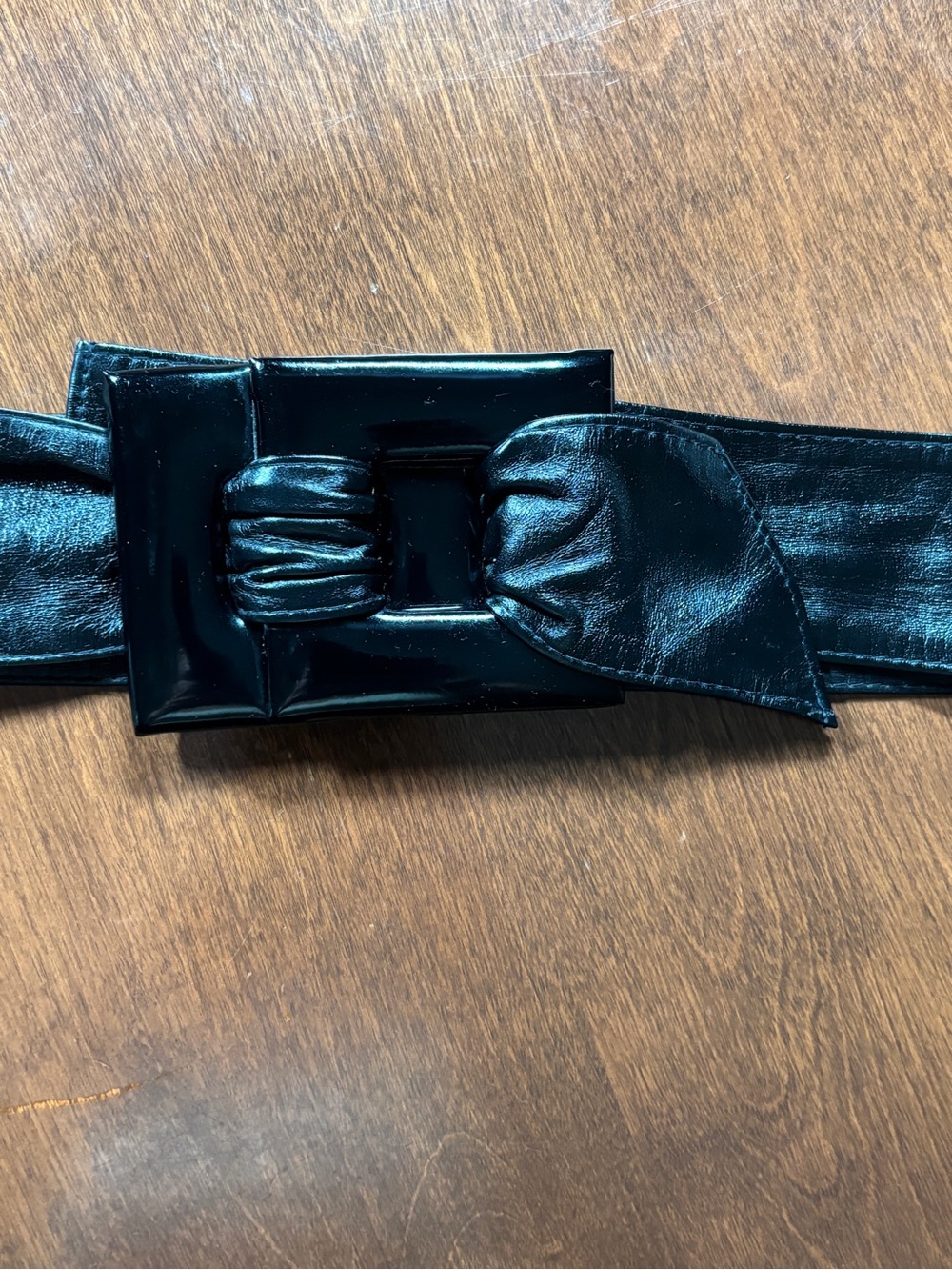 Black Genuine Leather Belt Strap